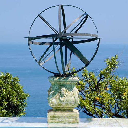 Scultura in ottone - SUNDIALS - DAVID HARBER - da giardino / per spazi pubblici