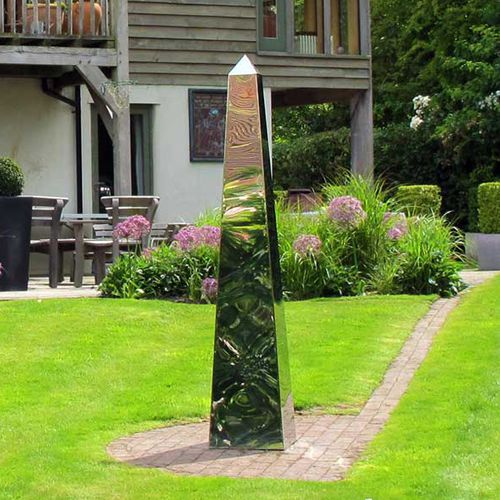 Scultura in acciaio inossidabile - OBELISKS - DAVID HARBER - in rame / in ardesia / da giardino