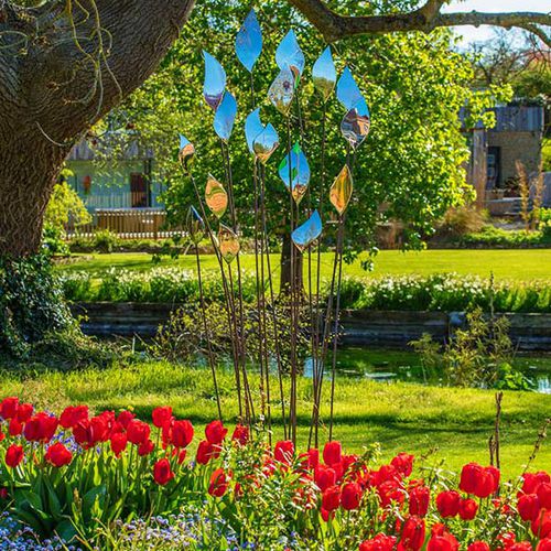 Scultura in acciaio inossidabile - QUIVER - DAVID HARBER - da giardino / per spazi pubblici