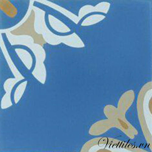 Piastrella in cemento encausto opaca - V20-289 - Viet Tiles Corporation - da interno / da pavimento / da parete