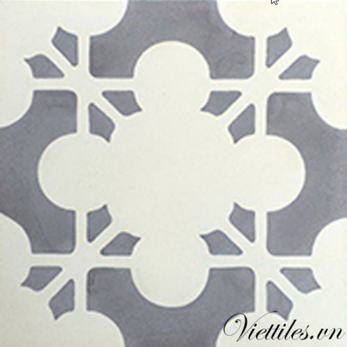 Piastrella in cemento encausto opaca - V20-285 - Viet Tiles Corporation - da interno / da pavimento / da parete