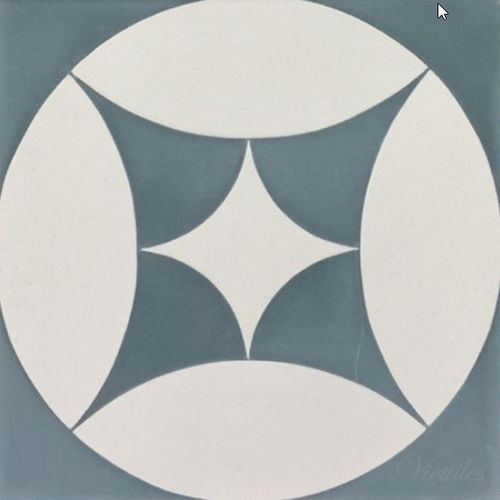 Piastrella in cemento encausto opaca - V20-262 - Viet Tiles Corporation - da interno / da pavimento / da parete