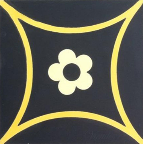 Piastrella in cemento encausto opaca - V20-254 - Viet Tiles Corporation - da interno / da pavimento / da parete
