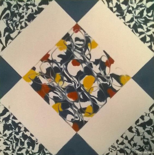 Piastrella in cemento encausto opaca - V20-208 - Viet Tiles Corporation - da interno / da pavimento / da parete