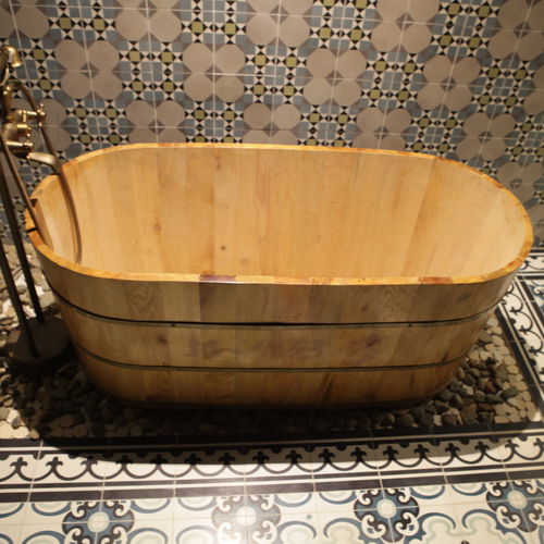 Piastrella in cemento encausto opaca - V20-142 - Viet Tiles Corporation - da interno / da pavimento / da parete