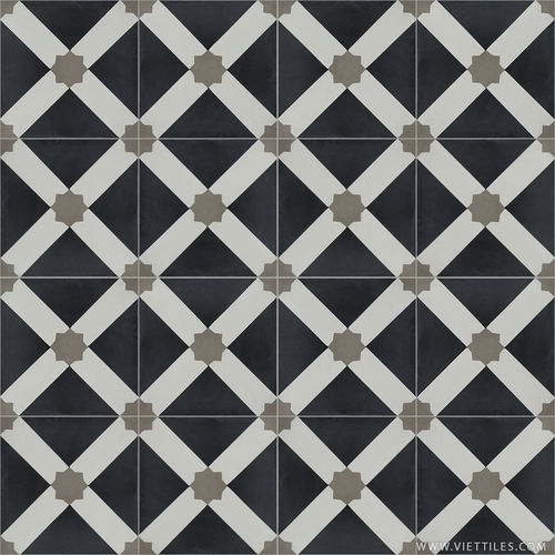 Piastrella in cemento encausto da interno - V20-376 - Viet Tiles Corporation - da esterno / da pavimento / da parete
