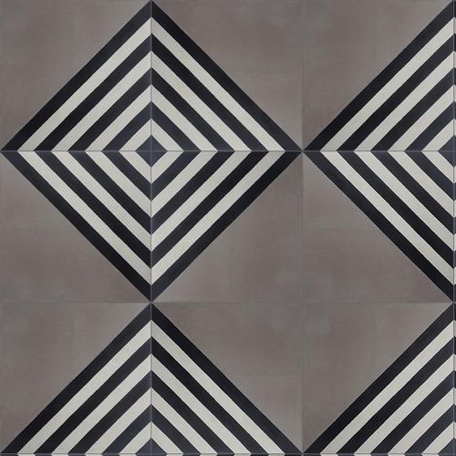Piastrella in cemento encausto da interno - V20-476-T - Viet Tiles Corporation - da esterno / da pavimento / da parete