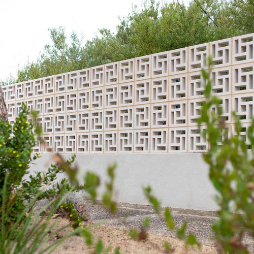 Blocco di calcestruzzo forato - VCB30-004-1000 HINDU - Viet Tiles Corporation - semipieno / per recinzione di giardino / per muro