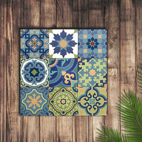 Piastrella in cemento encausto in cemento - GREEN LAKE - Viet Tiles Corporation - da interno / da esterno / da bagno