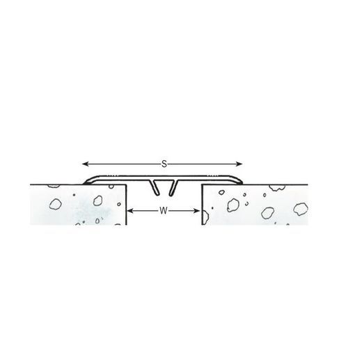 Coprigiunto in PVC - CJ 050 - GV2 VEDA FRANCE - in alluminio / per pavimento / per giunto di dilatazione