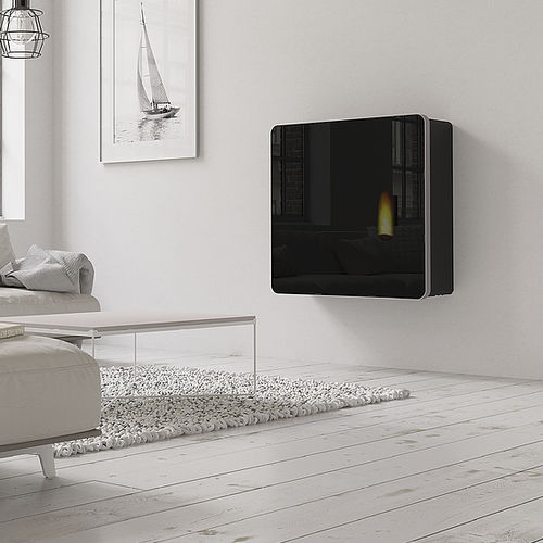 Termostufa a pellet - MONOLITIK-UP - KALON - contemporanea / in metallo