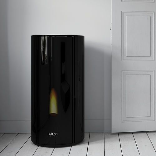 Termostufa a pellet - LIGHT : KLIZIA  - KALON - contemporanea / in metallo