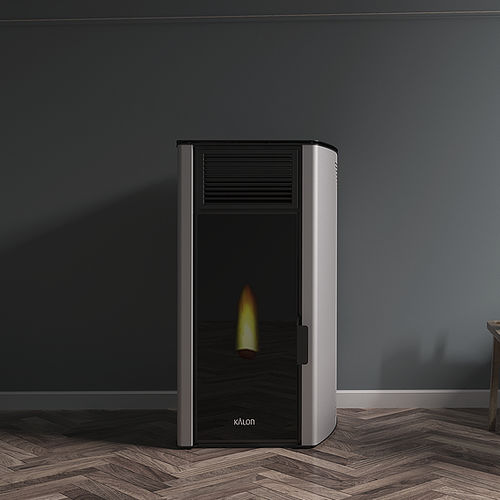 Termostufa a pellet - BASIC : KALISTA - KALON - contemporanea / in metallo