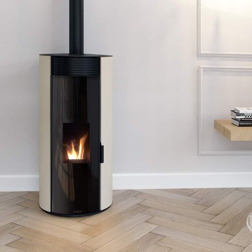 Termostufa a pellet - KLIZIA CLAIRE - KALON - 10 kW...20 kW / 8 kW / da appoggio
