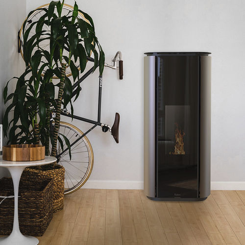 Termostufa a pellet - TERRAFUOCO - KALON - 10 kW...20 kW / 8 kW / da appoggio