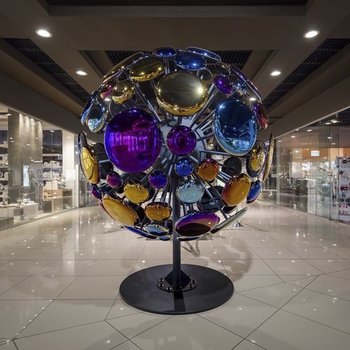 Scultura in vetro - Space Expansion - PlusObject - da esterno / da appoggio / contract