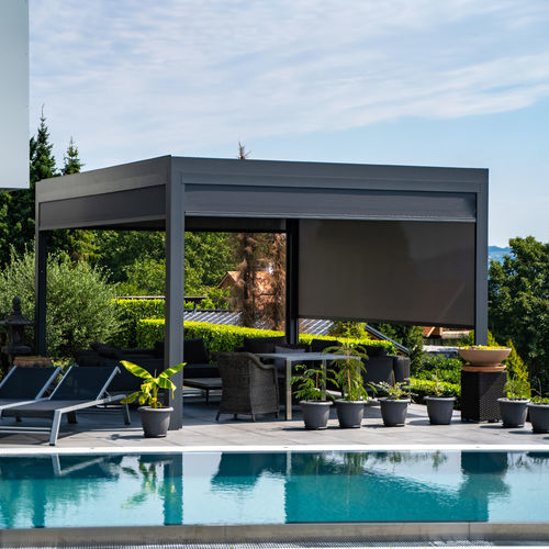 Pergola autoportante - SL 170/36 - Soltec - in metallo / in alluminio / in acciaio inossidabile