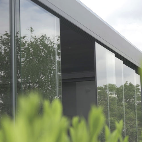Pannello in vetro temprato - G1 - Soltec - trasparente / per veranda / per pergola