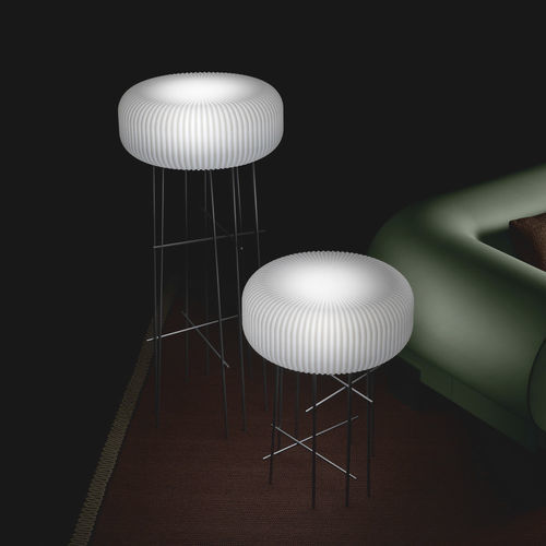 Lampada da terra - ELLY - Lyxo Design - in polietilene / in metallo / contemporanea