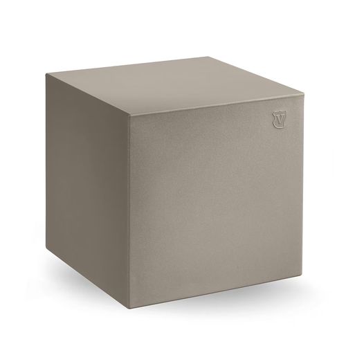 Pouf quadrato - BLOK - Lyxo Design - moderno / in polietilene / 100% riciclabile