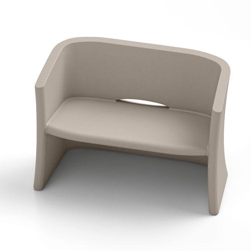 Divano minimalista - BREEZE - Lyxo Design - da esterno / in polietilene / 100% riciclabile