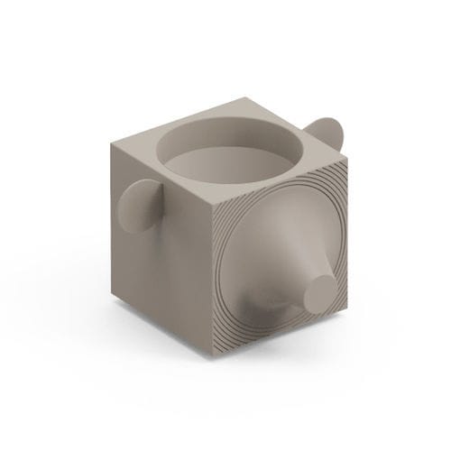 Vaso da giardino in polietilene - FERA CAPO TRAY - Lyxo Design - da appoggio / geometrico / resistente agli UV