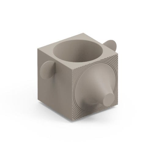 Vaso da giardino in polietilene - FERA CAPO DEEP - Lyxo Design - altre forme / resistente agli UV / per uso residenziale
