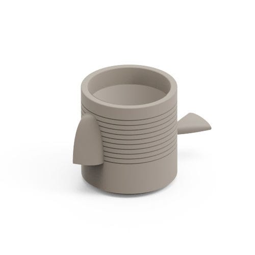 Vaso da giardino in polietilene - FERA JAGO TRAY - Lyxo Design - geometrico / resistente agli UV / per uso residenziale