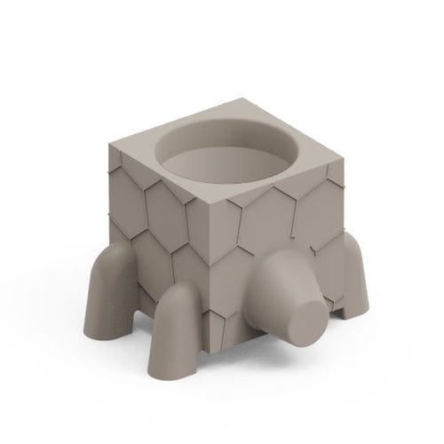 Vaso da giardino in polietilene - FERA RUGA TRAY - Lyxo Design - geometrico / resistente agli UV / per uso residenziale
