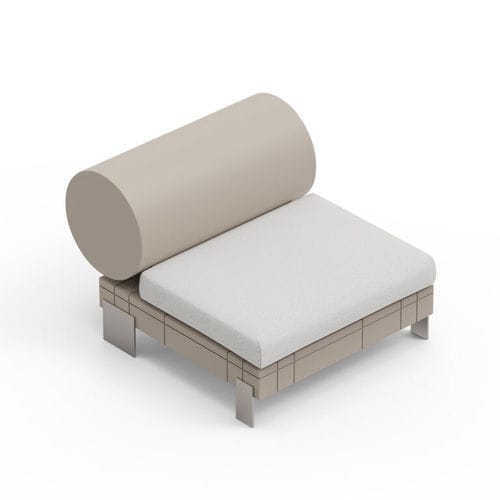 Divano modulare - RHOR - Lyxo Design - contemporaneo / da esterno / in polietilene