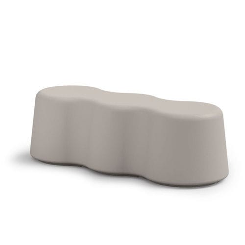 Panca design - PEANUTS 3 - Lyxo Design - in polietilene / senza schienale / senza braccioli