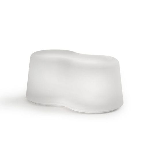 Panca design - PEANUTS LUMINOUS 2 - Lyxo Design - in polietilene / senza schienale / senza braccioli
