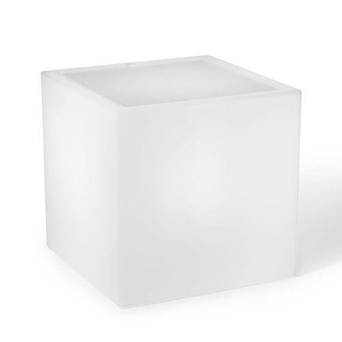 Tavolo d'appoggio moderno - BLOK - Lyxo Design - in polietilene / con base in polietilene / cubo