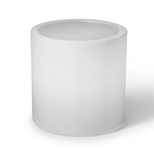 Tavolo d'appoggio moderno - BLOK - Lyxo Design - in polietilene / con base in polietilene / rotondo