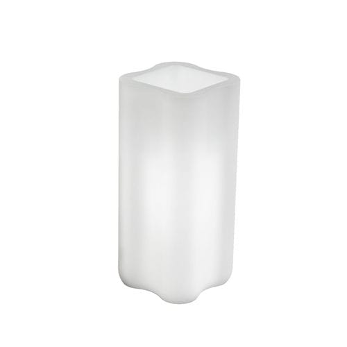 Fioriera in polietilene - NEBULA LUMINOUS COLUMN - Lyxo Design - rettangolare / 100% riciclabile / resistente agli UV