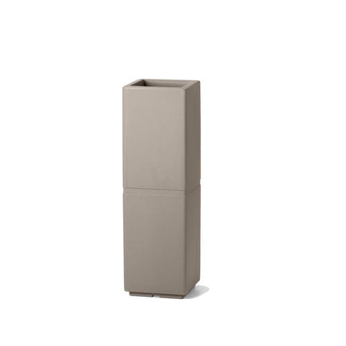 Fioriera in polietilene - DUNE COLUMN - Lyxo Design - rettangolare / 100% riciclabile / contemporanea