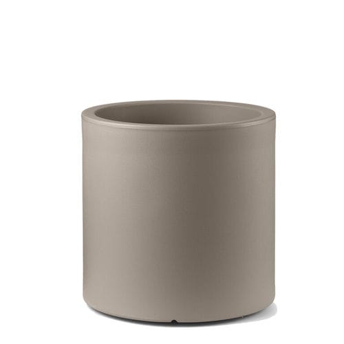 Vaso da giardino cilindrico - LOTO  - Lyxo Design - in polietilene / ad isola / resistente agli UV