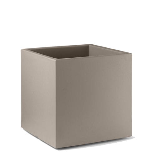 Vaso da giardino in polietilene - LOTO - Lyxo Design - a libera installazione / quadrato / resistente agli UV