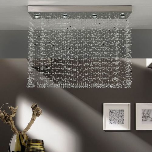 Lampada a sospensione - LLUVIA - K-LIGHTING - in acciaio inossidabile / in cristallo / contemporanea