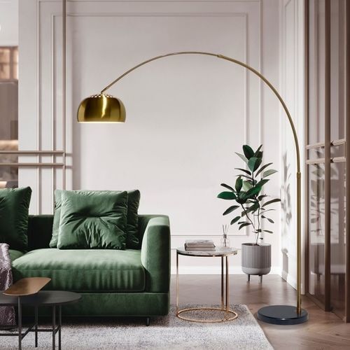 Lampada da terra - GOLD - K-LIGHTING - in alluminio / contemporanea / con cavo