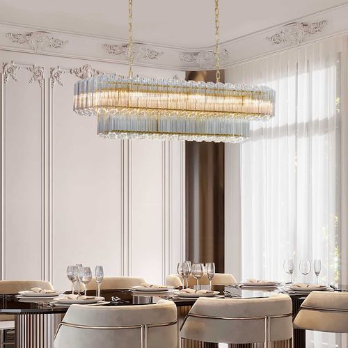Lampadario contemporaneo - LUX - K-LIGHTING - in vetro / in metallo / da 15 lampadine