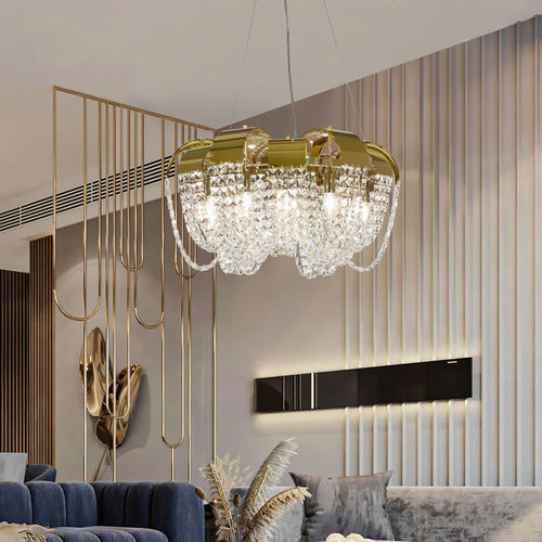 Lampada a sospensione - BELISAMA - K-LIGHTING - in acciaio inossidabile / in cristallo / contemporanea