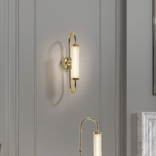 Applique contemporanea - ANDY - K-LIGHTING - da interno / in acciaio inossidabile / in vetro
