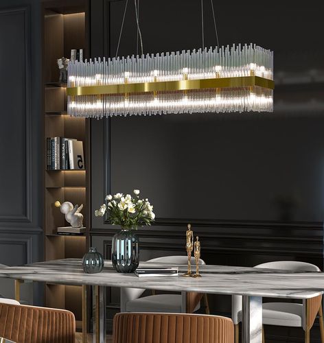 Lampada a sospensione - ORIENT GOLD - K-LIGHTING - in acciaio inossidabile / in vetro / contemporanea
