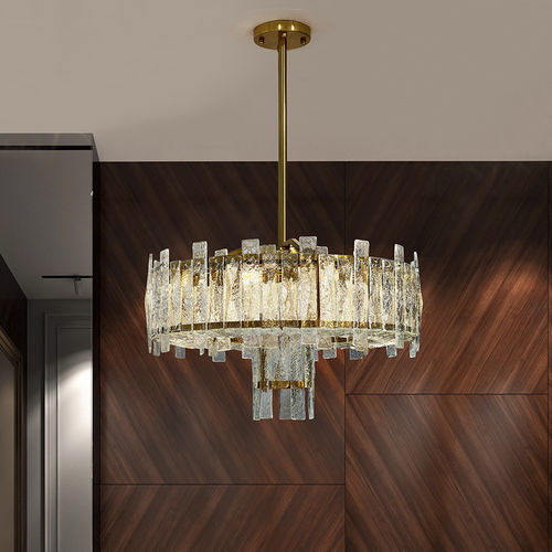 Plafoniera contemporanea - ANANKE - K-LIGHTING - rotonda / in vetro / in metallo