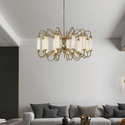 Plafoniera contemporanea - ANDY - K-LIGHTING - in vetro / in metallo / LED