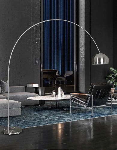 Lampada da terra - ARC - K-LIGHTING - in metallo / in marmo / contemporanea