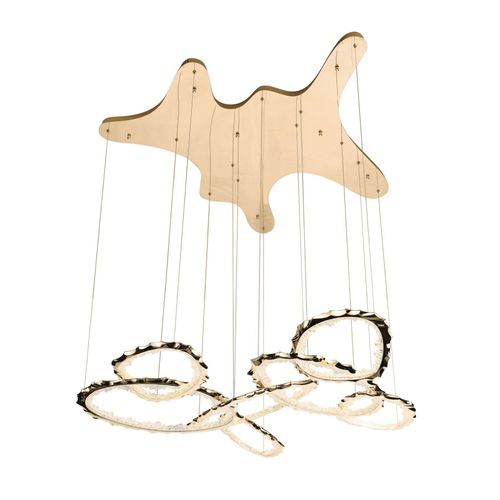 Lampadario design originale - LINE PARODI BIG - K-LIGHTING - in acrilico / in lega / in zinco