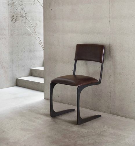 Sedia da pranzo contemporanea - Angel - TOM FAULKNER - da interno / in tessuto / in pelle