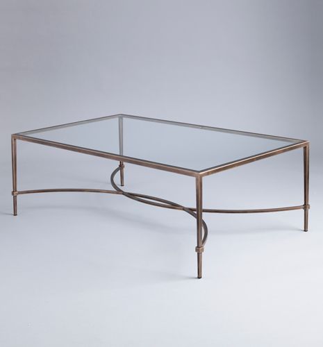 Tavolino basso contemporaneo - Hanover - TOM FAULKNER - in vetro / in marmo / con supporto in acciaio